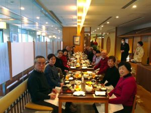 ホテルにおける昼食会